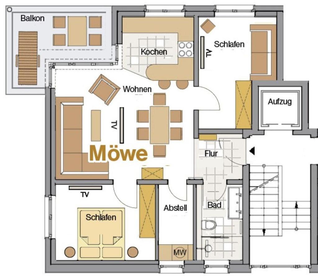 Apartamento Baltic House Moewe Timmendorfer Strand Exterior foto